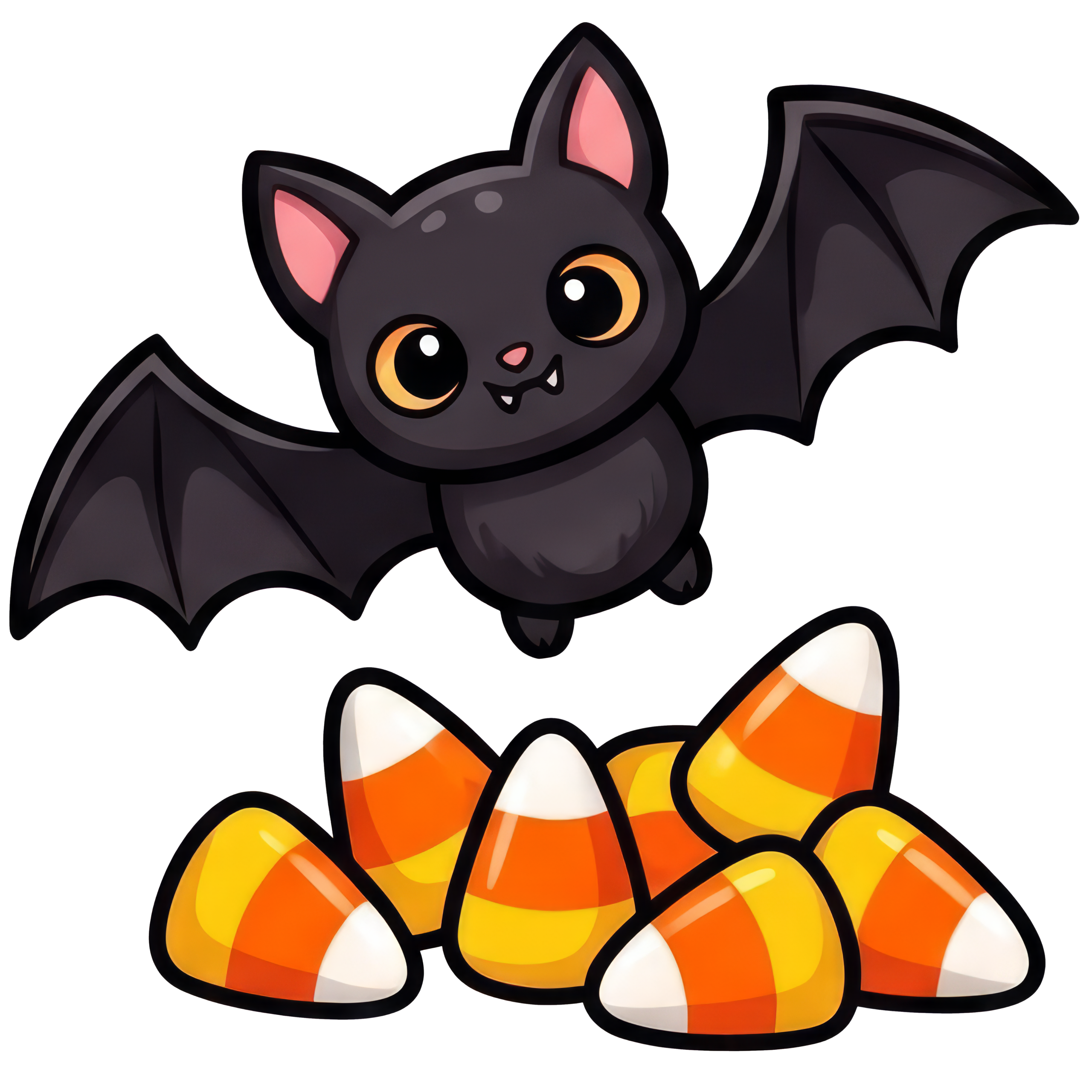 Halloween Vampire Bat and candy Halloween Vampire Bat and candy